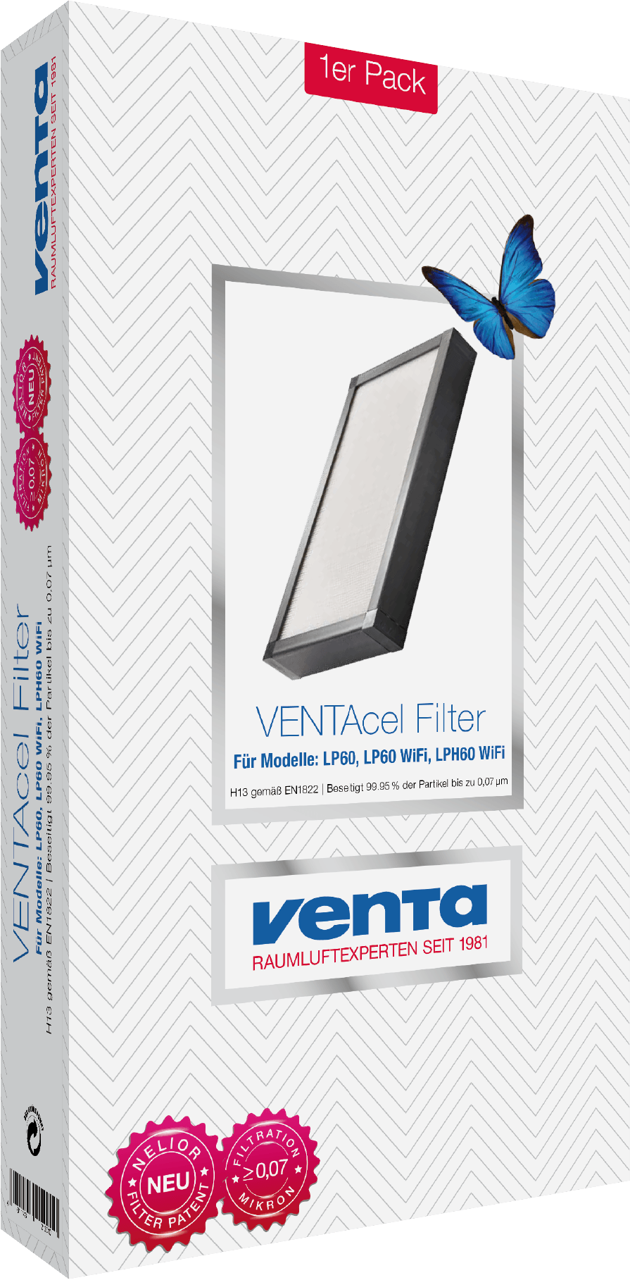 Premium VENTAcel H13 Filter 1x